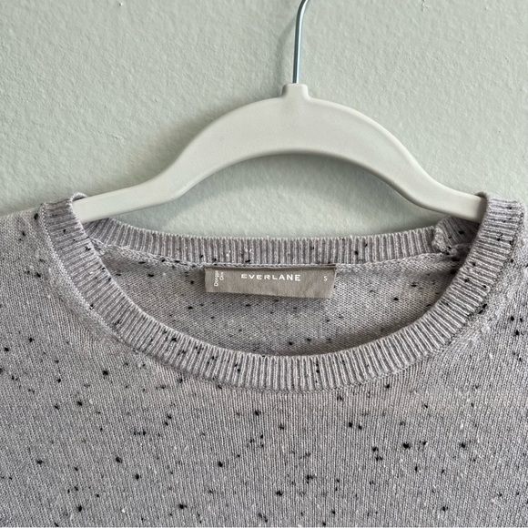 Everlane The 100% Cashmere Crew Neck Speckled Sweater Size Small - Picture 2 of 9